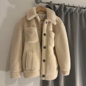 Cream Teddy jacket